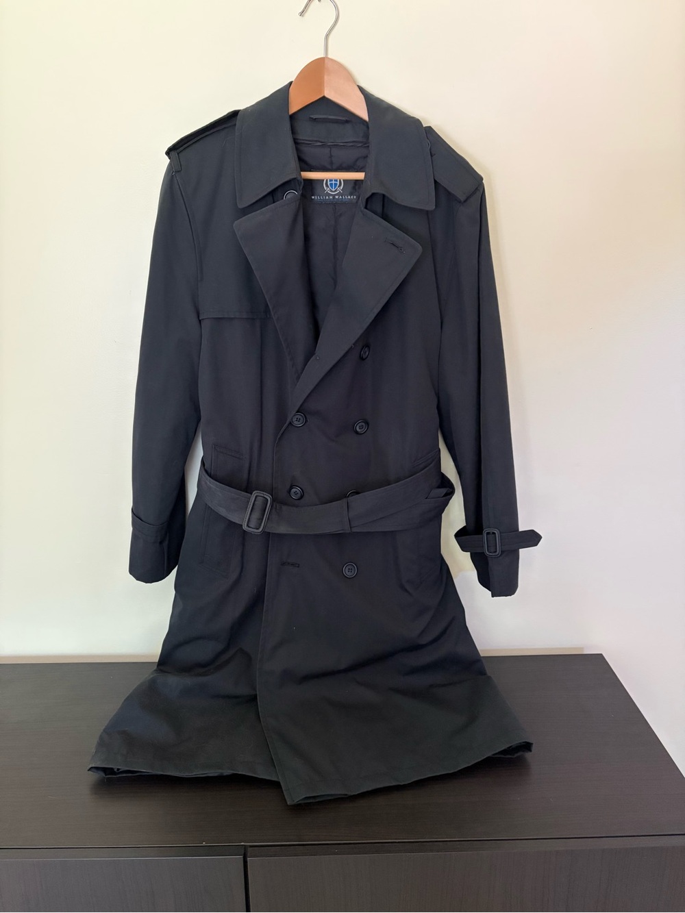William Wallace, black women’s overcoat.